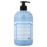 Dr. Bronner's, 4-in-1 Baby, Organic Sugar Soap, Unscented, 24 fl oz (710 ml)