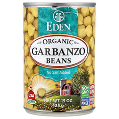 Eden Foods, Organic Garbanzo Beans, 15 oz (425 g)